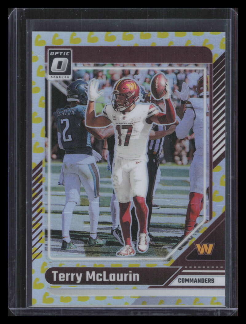 2024 Donruss Optic Flex Refractor 196 Terry McLaurin 36/149