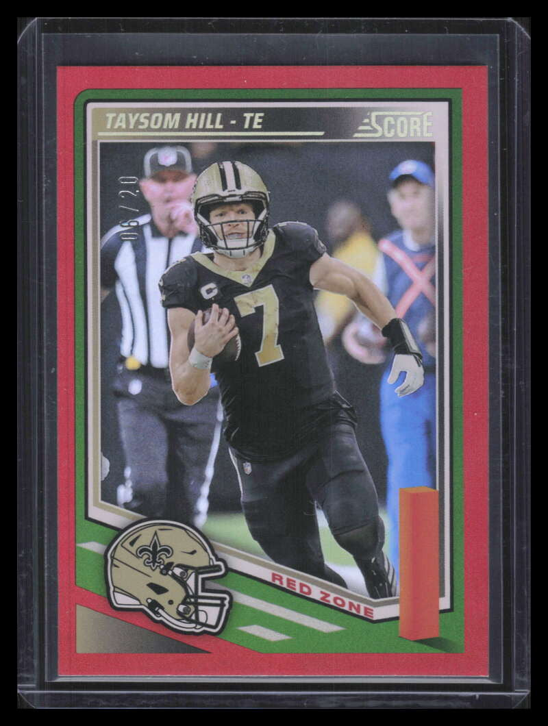 2025 Score Red Zone 141 Taysom Hill 6/20