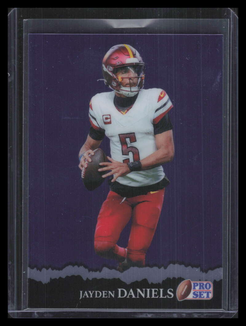 2025 Leaf Pro Set Metal Retro Brite Purple rb48 Jayden Daniels 9/15