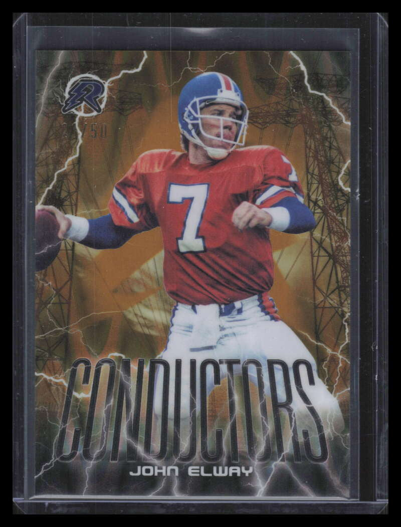 2024 Topps Resurgence Conductors Gold Power Surge c16 John Elway 21/50