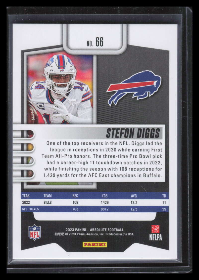 2023 Absolute Spectrum Purple 66 Stefon Diggs 2/5