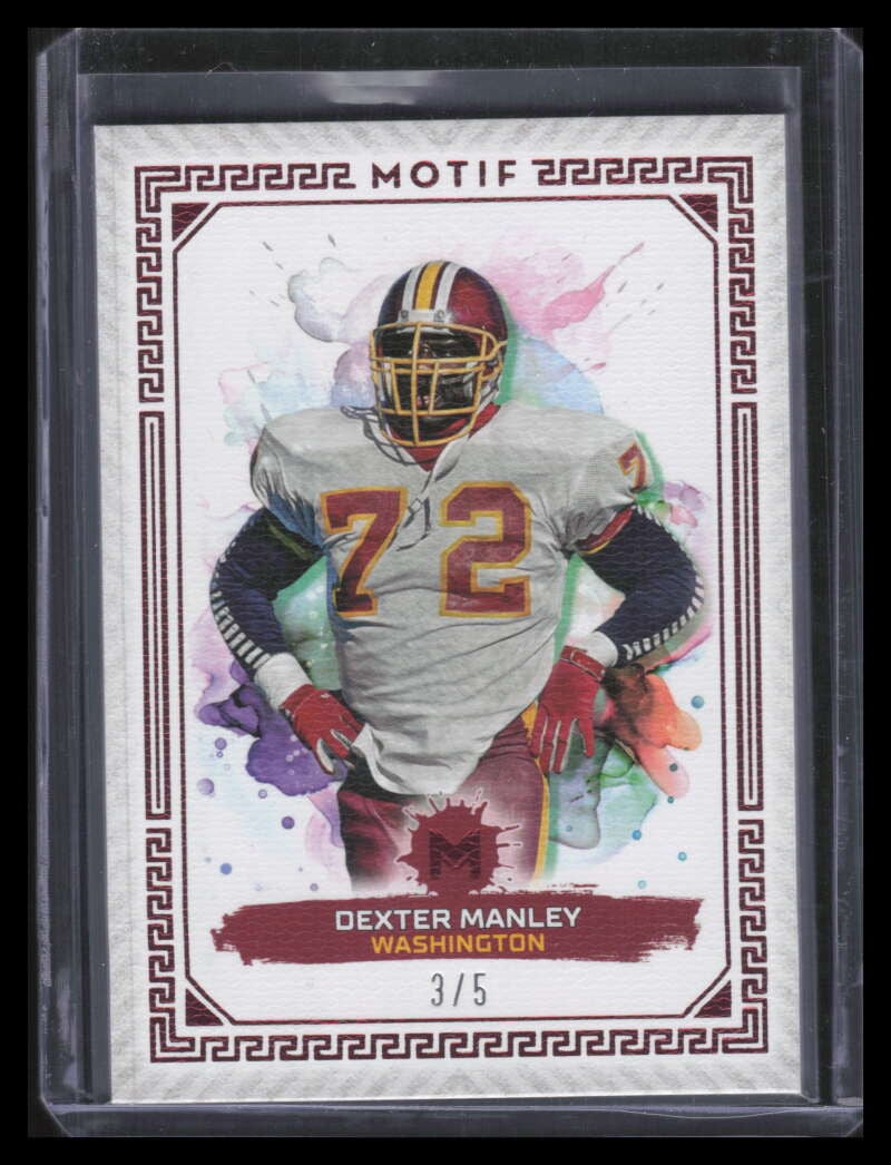 2023 Topps Motif Pyrrol Scarlet 93 Dexter Manley 3/5