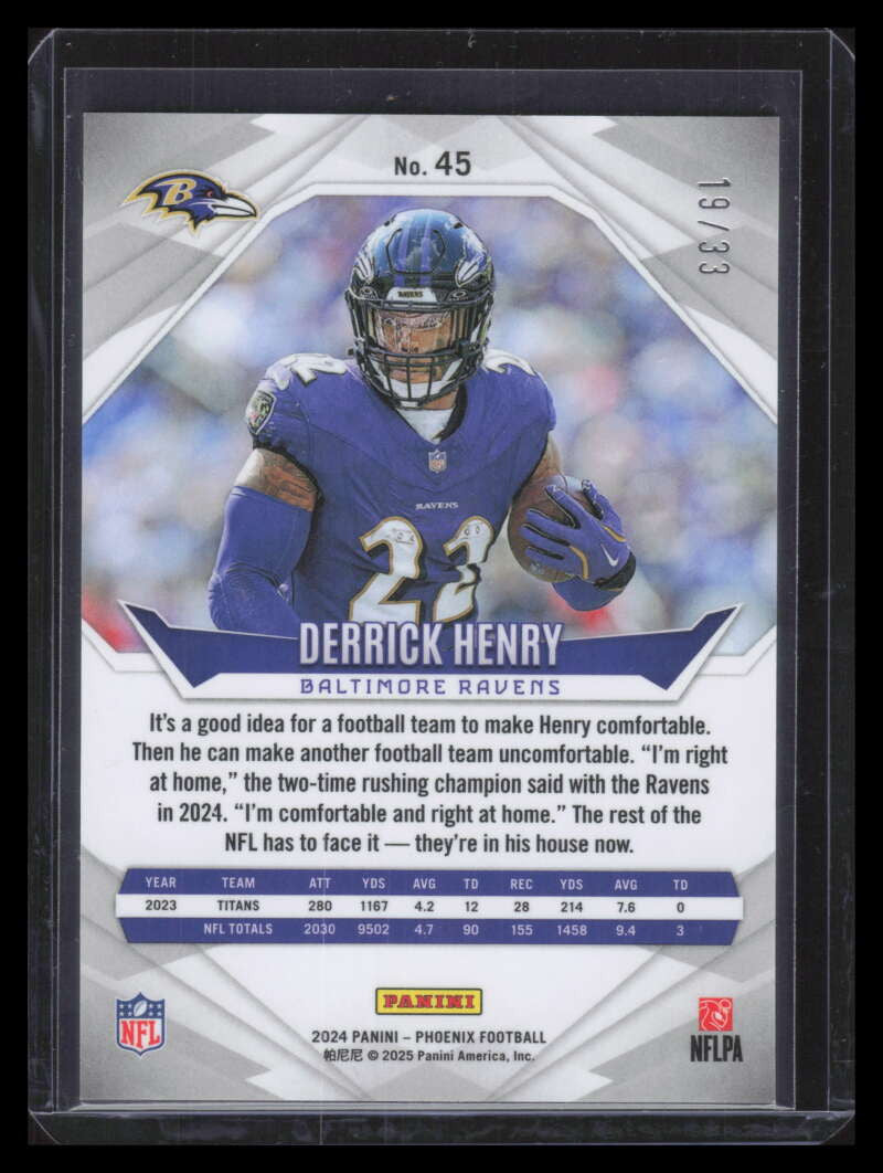 2024 Panini Phoenix Bronze Pandora 45 Derrick Henry 19/33