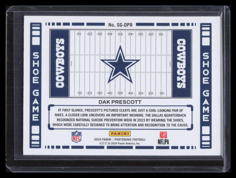 DELETE 166804 2024 Panini PhotoGenic The Shoe Game 13 Dak Prescott