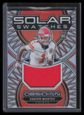 2024 Panini Obsidian Solar Swatches Silver 7 Xavier Worthy Rookie Jersey 11/99