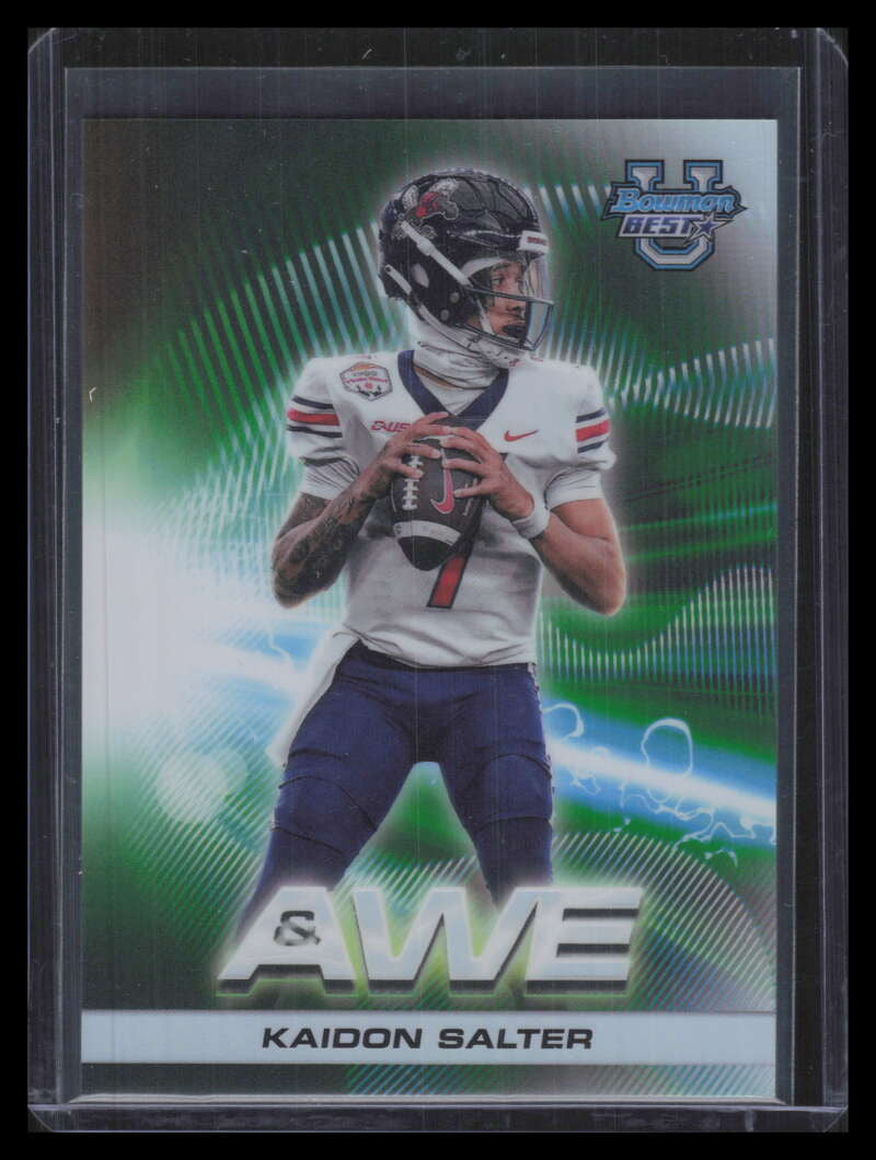 2024 Bowman's Best University Shock and Awe sa25 Kaidon Salter Rookie