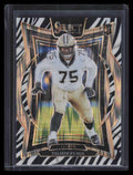 2024 Select Prizm Zebra Shock Refractor 56 Taliese Fuaga Rookie Concourse
