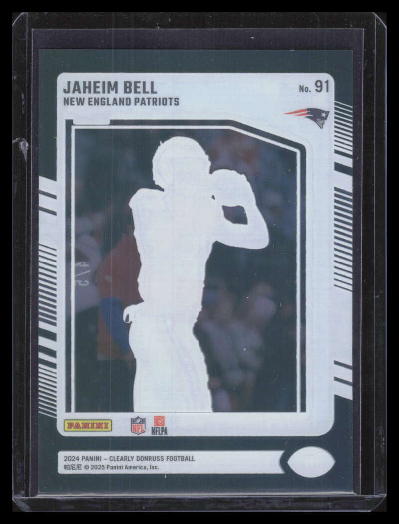 2024 Clearly Donruss Black 91 Jaheim Bell RR Rated Rookie 4/5
