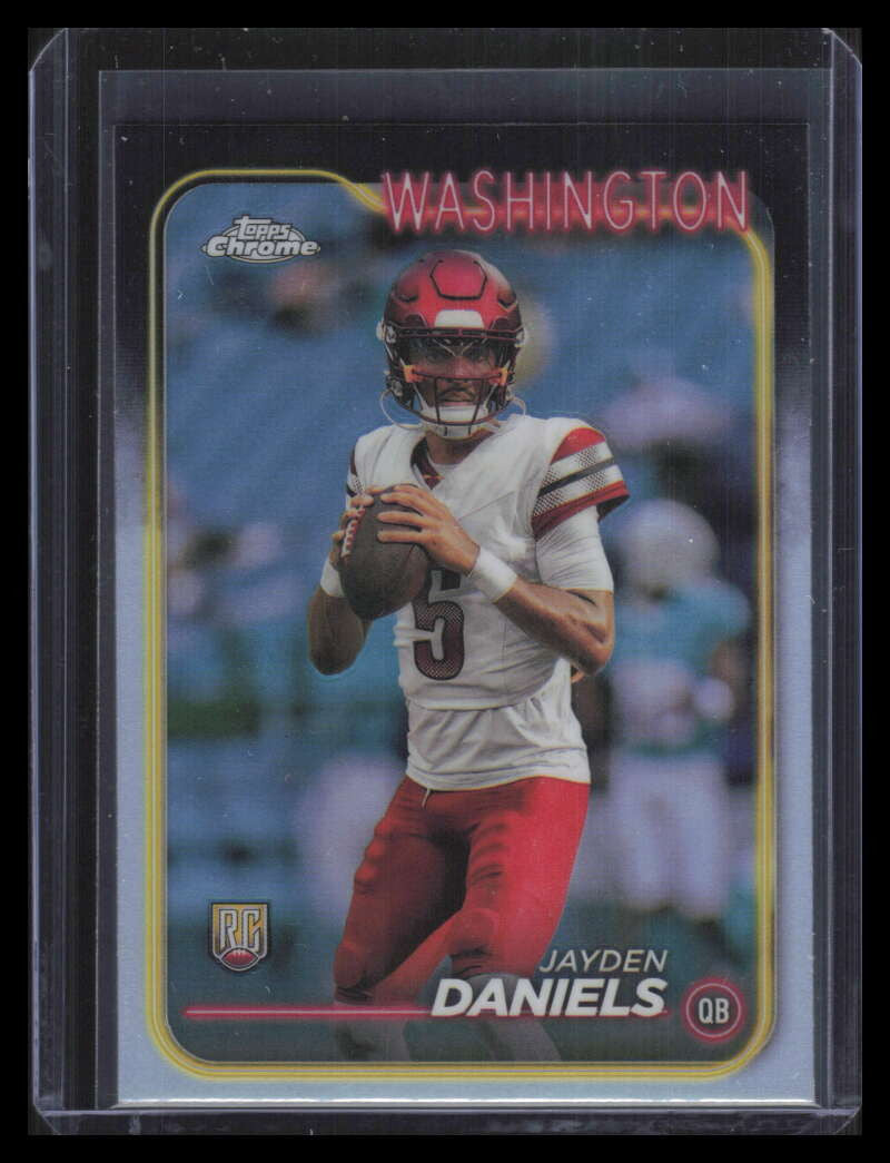 2024 Topps Chrome Refractor 201 Jayden Daniels Rookie