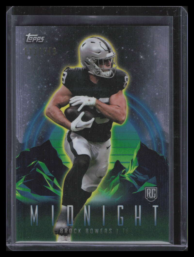 2024 Topps Midnight Morning 49 Brock Bowers Rookie 113/149