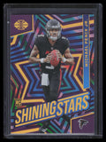 2024 Panini Illusions Shining Stars Purple 9 Michael Penix Jr. Rookie 20/50