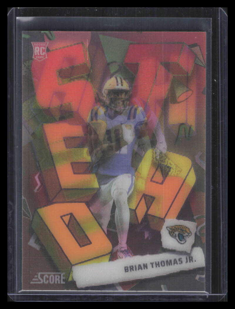 2024 Score Step Ahead 7 Brian Thomas Jr. Rookie