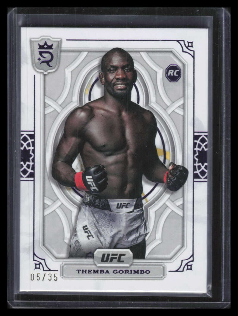 2024 Topps Royalty UFC Purple 17 Themba Gorimbo Rookie 5/35