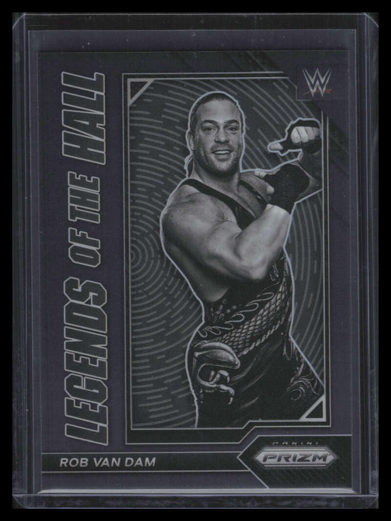 2023 Panini Prizm WWE Legends of the Hall Prizms Black 13 Rob Van Dam 1/1