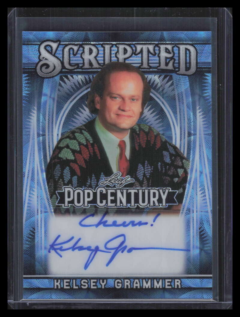 2025 Pop Century Metal Scripted Autographs Blue skg2 Kelsey Grammer Auto 1/1