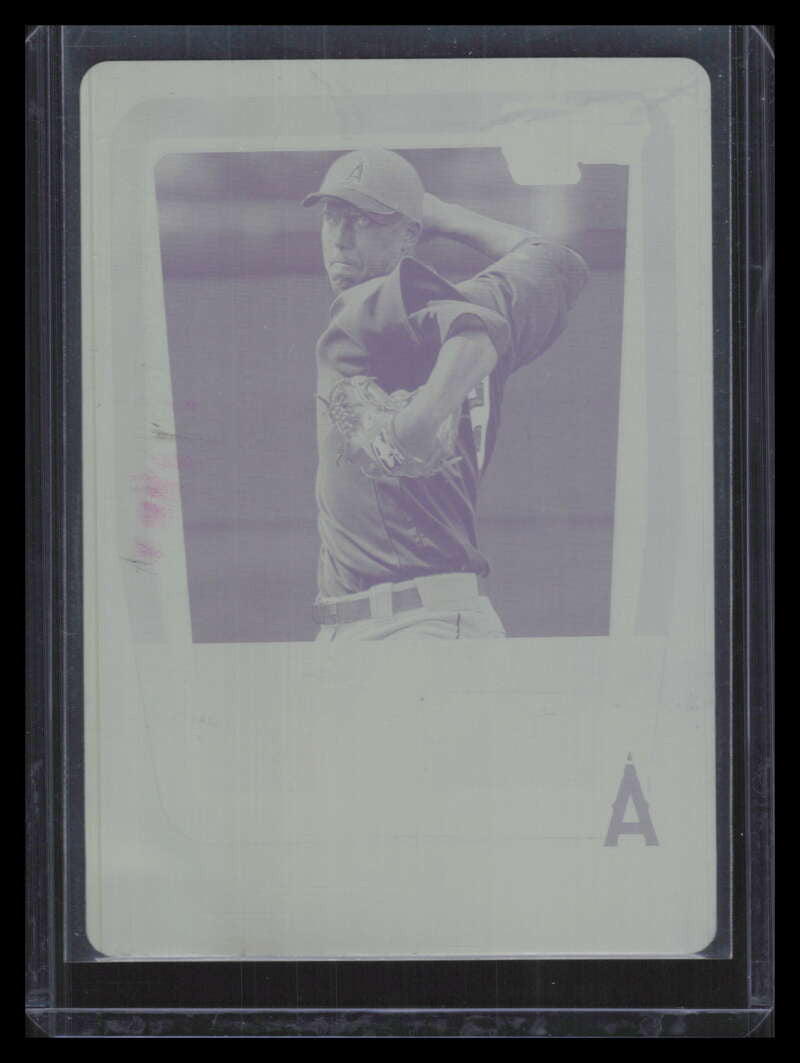 DELETE 167305 2011 Bowman Chrome Prospects Printing Plate Yellow bcp194 Tyler Skaggs RC 1/1