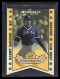 DELETE 168021 2001 Donruss Production Line Die Cuts pl22 Manny Ramirez SLG 68/100