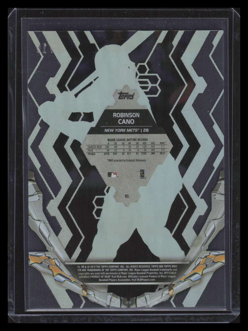 DELETE 168036 2019 Topps High Tek Red 95 Robinson Cano 9/10