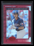 DELETE 168056 2001 Leaf Certified Materials Mirror Red 1 Alex Rodriguez 21/75