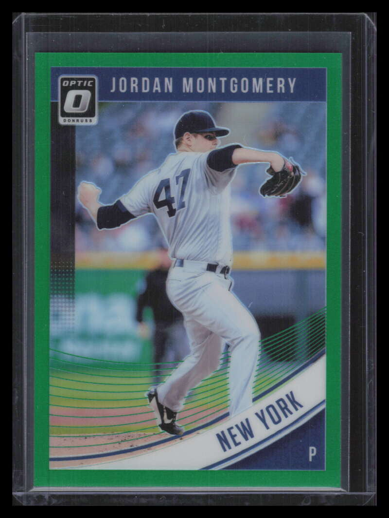 DELETE 168059 2018 Donruss Optic Green Refractor 118 Jordan Montgomery 2/5