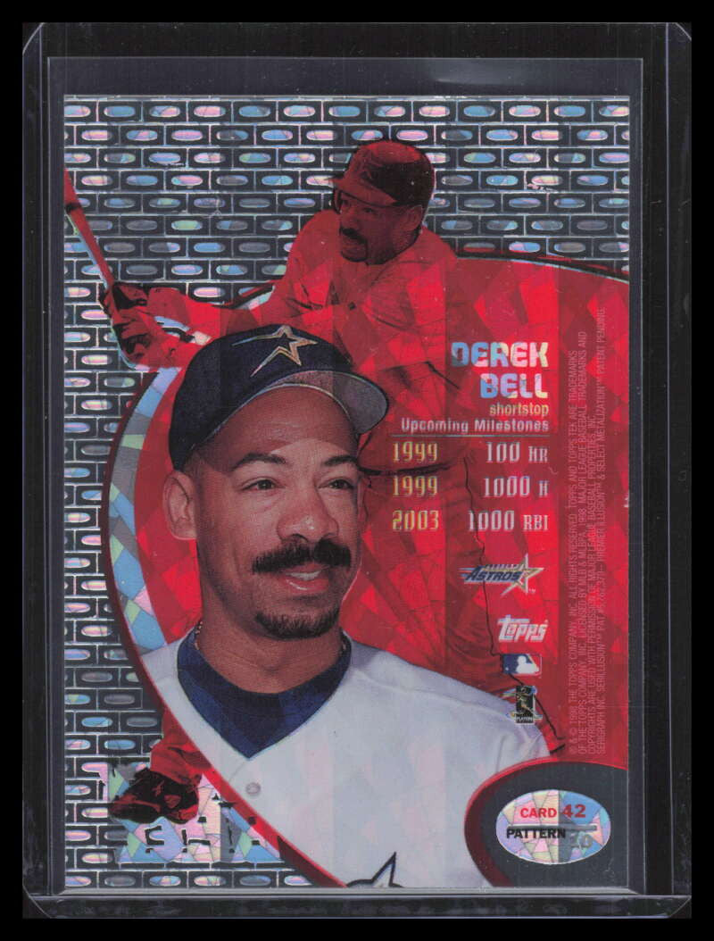 DELETE 168065 1998 Topps Tek Diffractors Pattern 10 42 Derek Bell