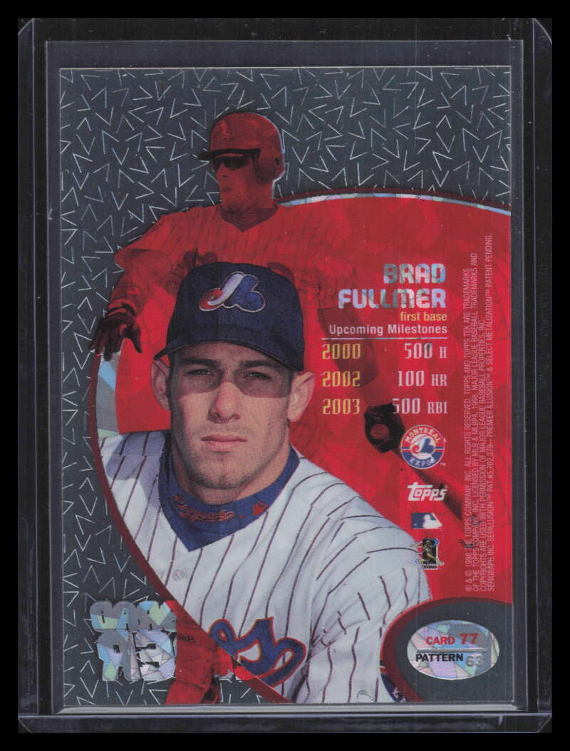 DELETE 168081 1998 Topps Tek Diffractors Pattern 63 77 Brad Fullmer