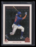 DELETE 168083 1998 SP Authentic Sheer Dominance Titanium sd23 Jose Cruz Jr. 2/100
