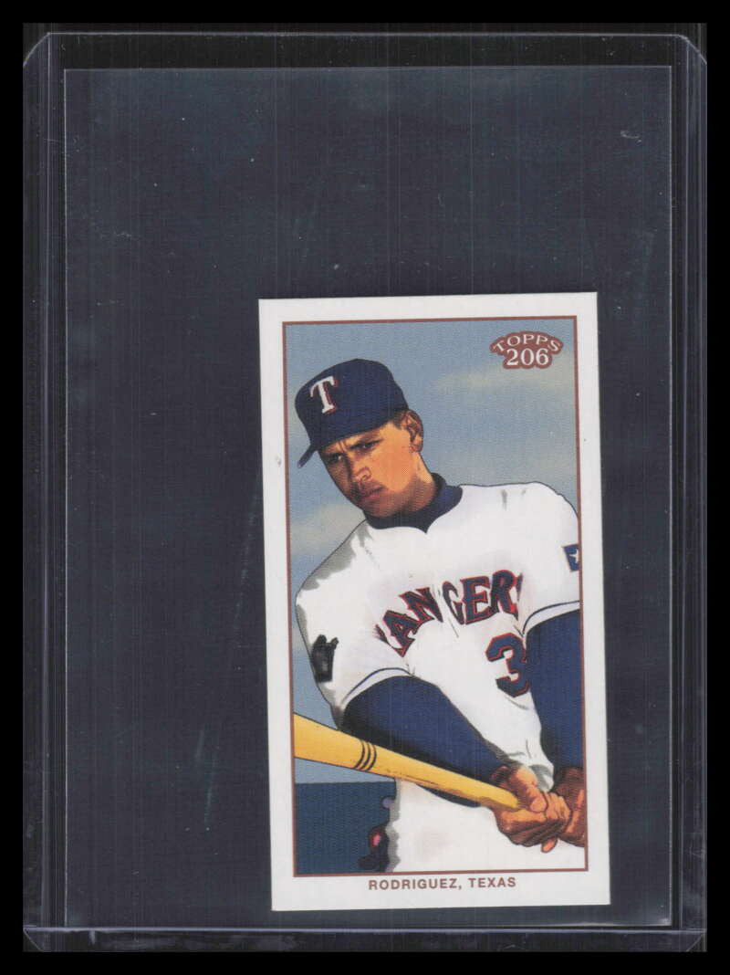 DELETE 168089 2002 Topps 206 Uzit 308b Alex Rodriguez White Jersey