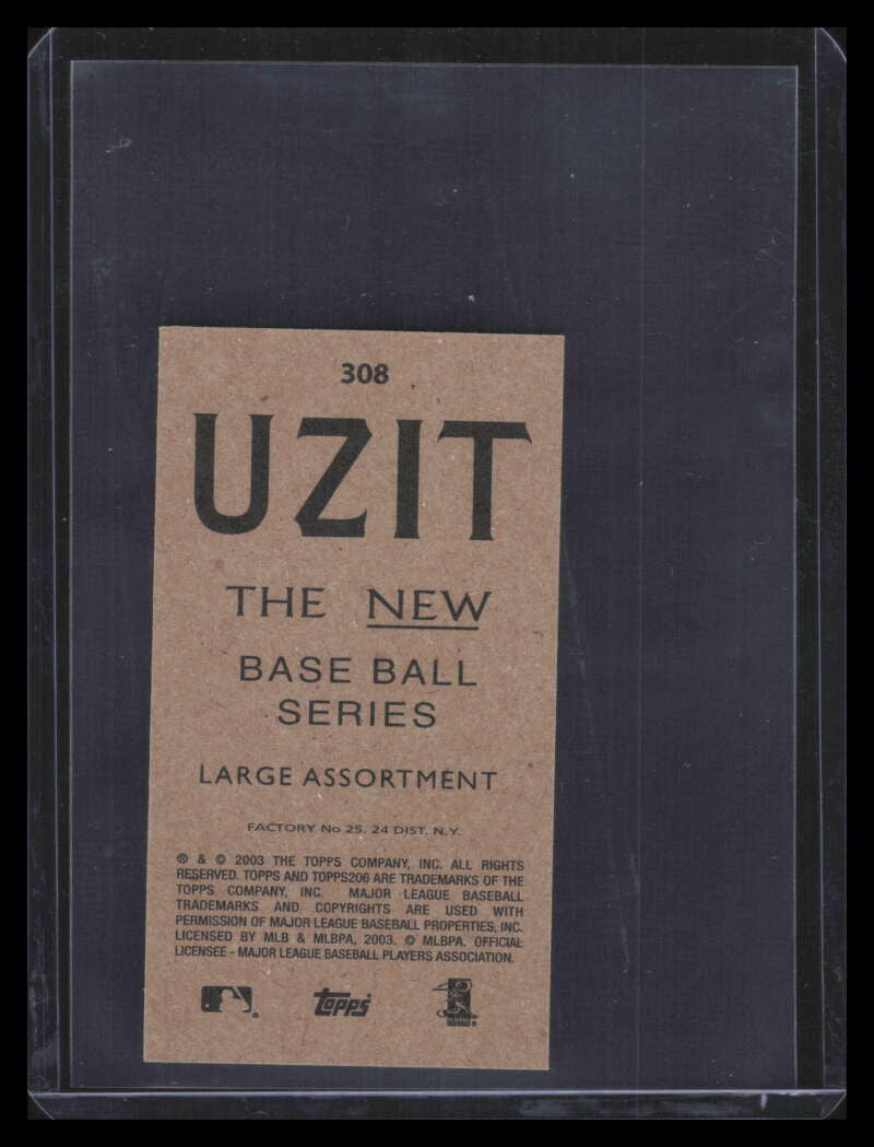 DELETE 168089 2002 Topps 206 Uzit 308b Alex Rodriguez White Jersey