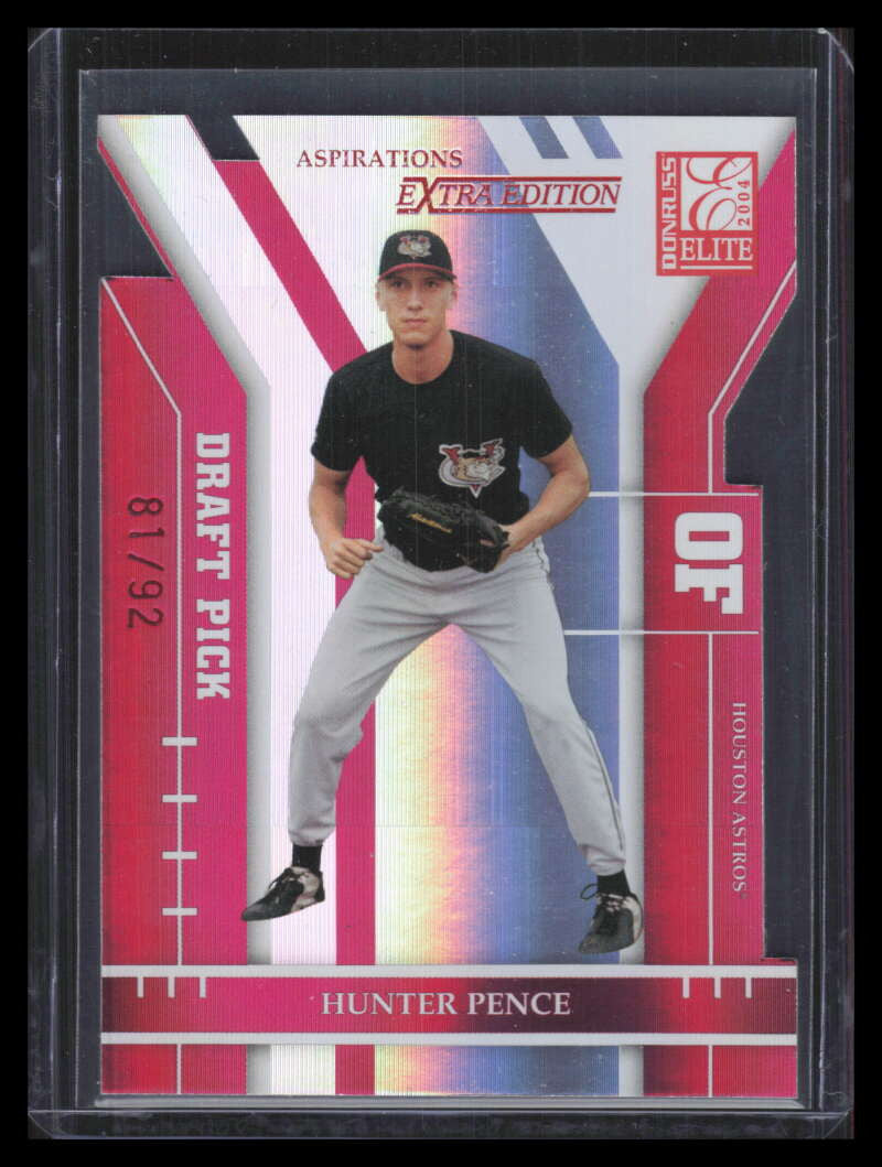 DELETE 168123 2004 Donruss Elite Extra Edition Aspirations 334 Hunter Pence DP Rookie 81/92