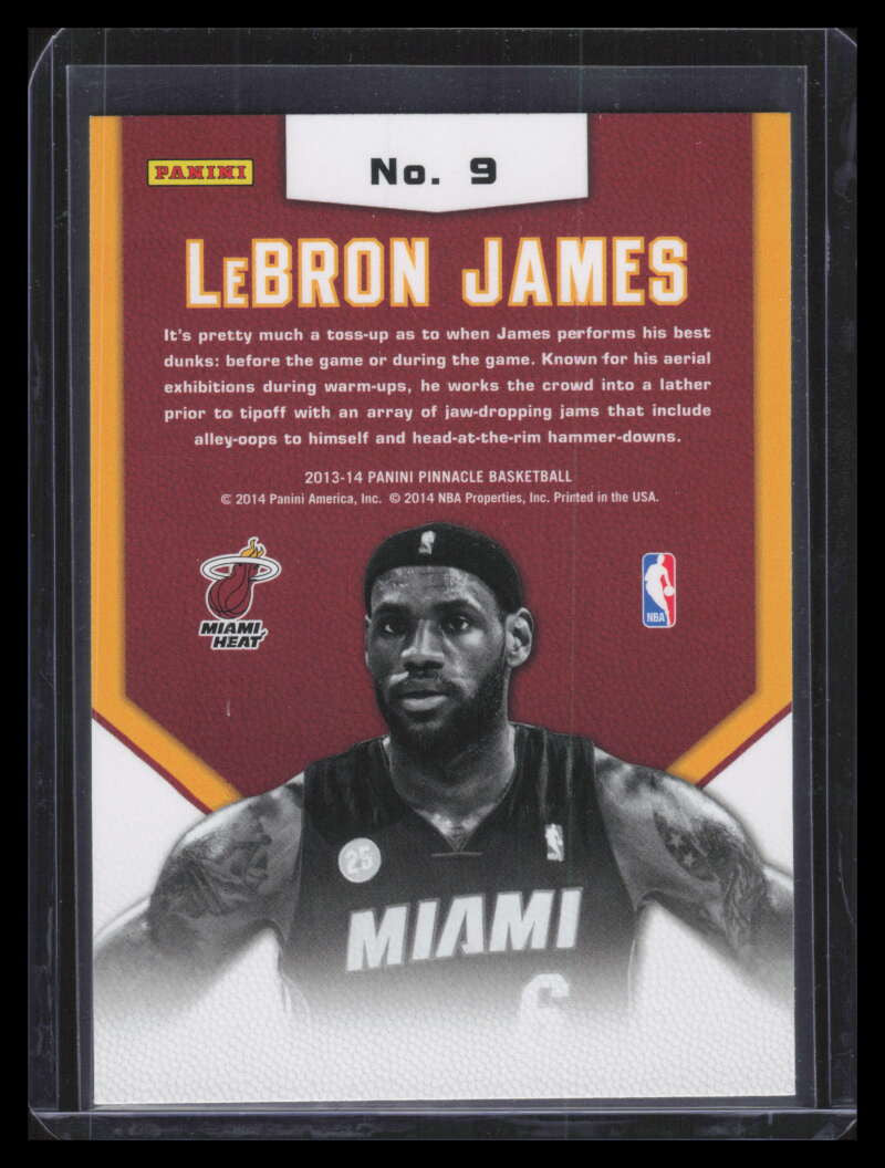 SOLD 179553 2013-14 Pinnacle Jamfest Artist's Proofs 9 LeBron James