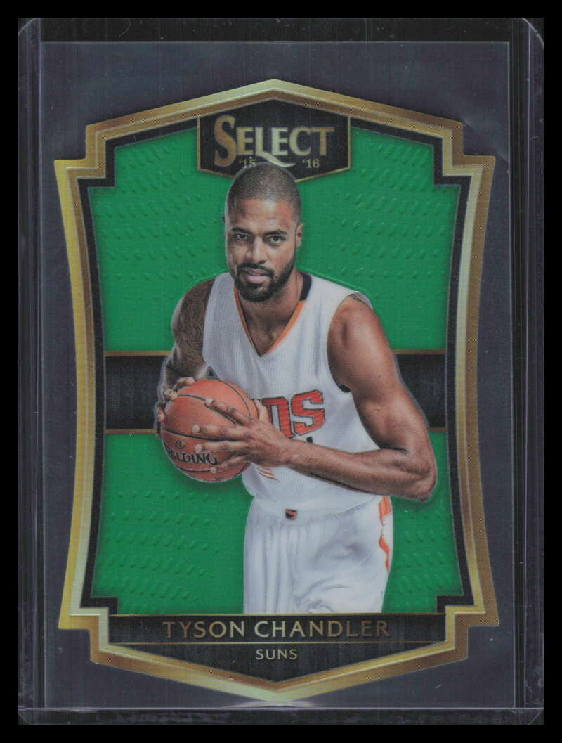 DELETE 168239 2015-16 Select Prizms Green Refractor 160 Tyson Chandler PRE 4/5 Premier