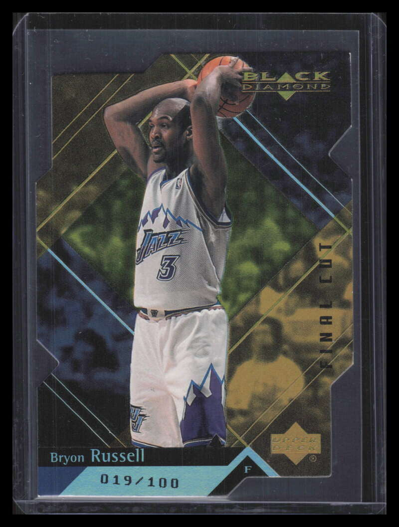 DELETE 168244 1999-00 Black Diamond Final Cut 84 Bryon Russell 19/100