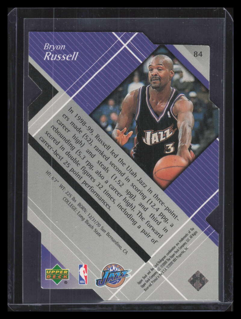 DELETE 168244 1999-00 Black Diamond Final Cut 84 Bryon Russell 19/100