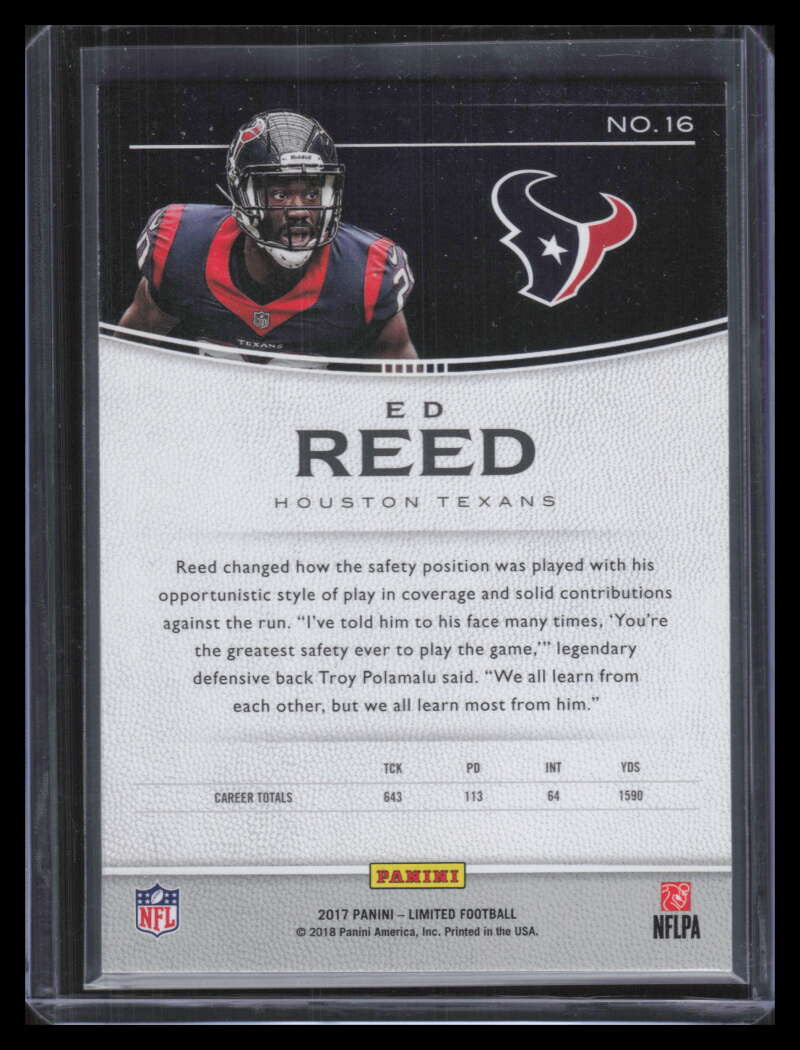 DELETE 168989 2017 Limited Emerald Spotlight 16 Ed Reed 2/5