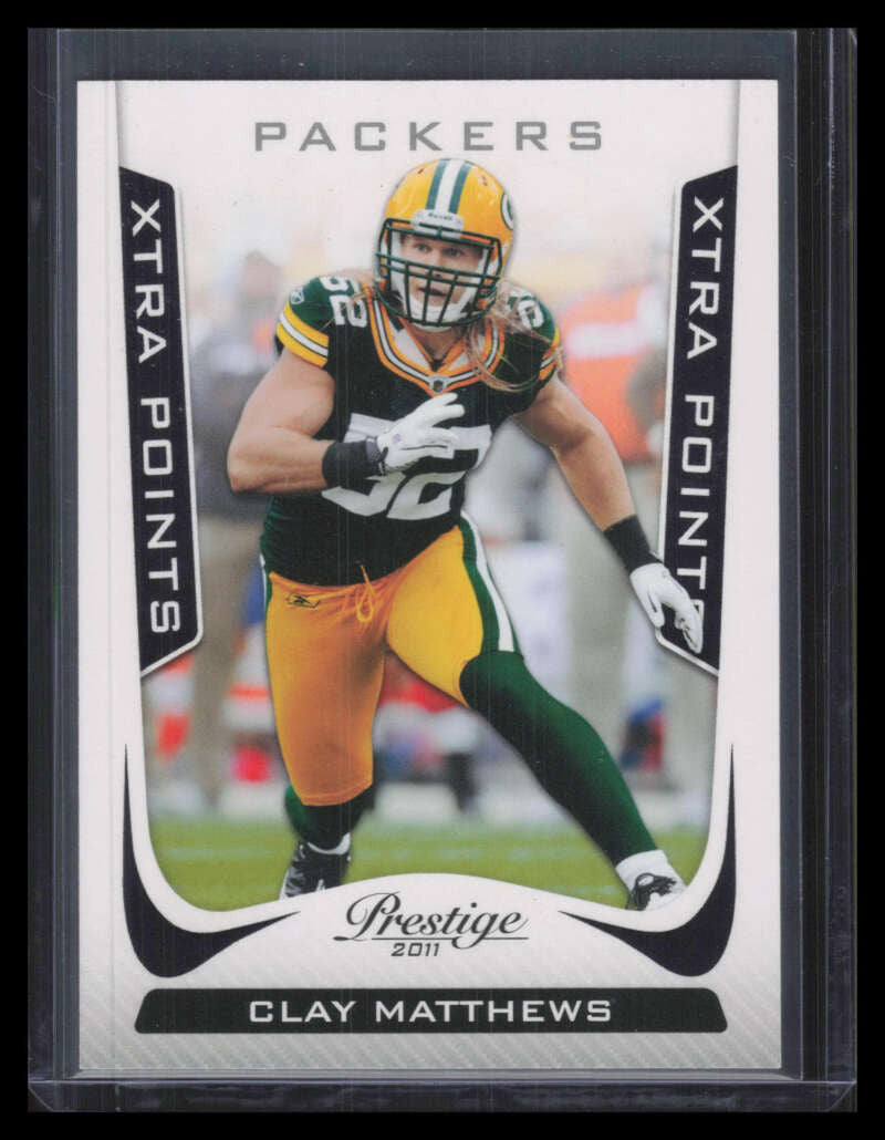 SOLD 179610 2011 Prestige Xtra Points Black 72 Clay Matthews 2/10