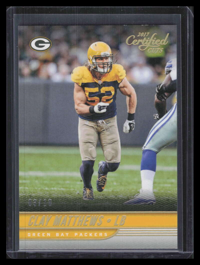 SOLD 179611 2017 Certified Cuts Gold 35 Clay Matthews 3/10