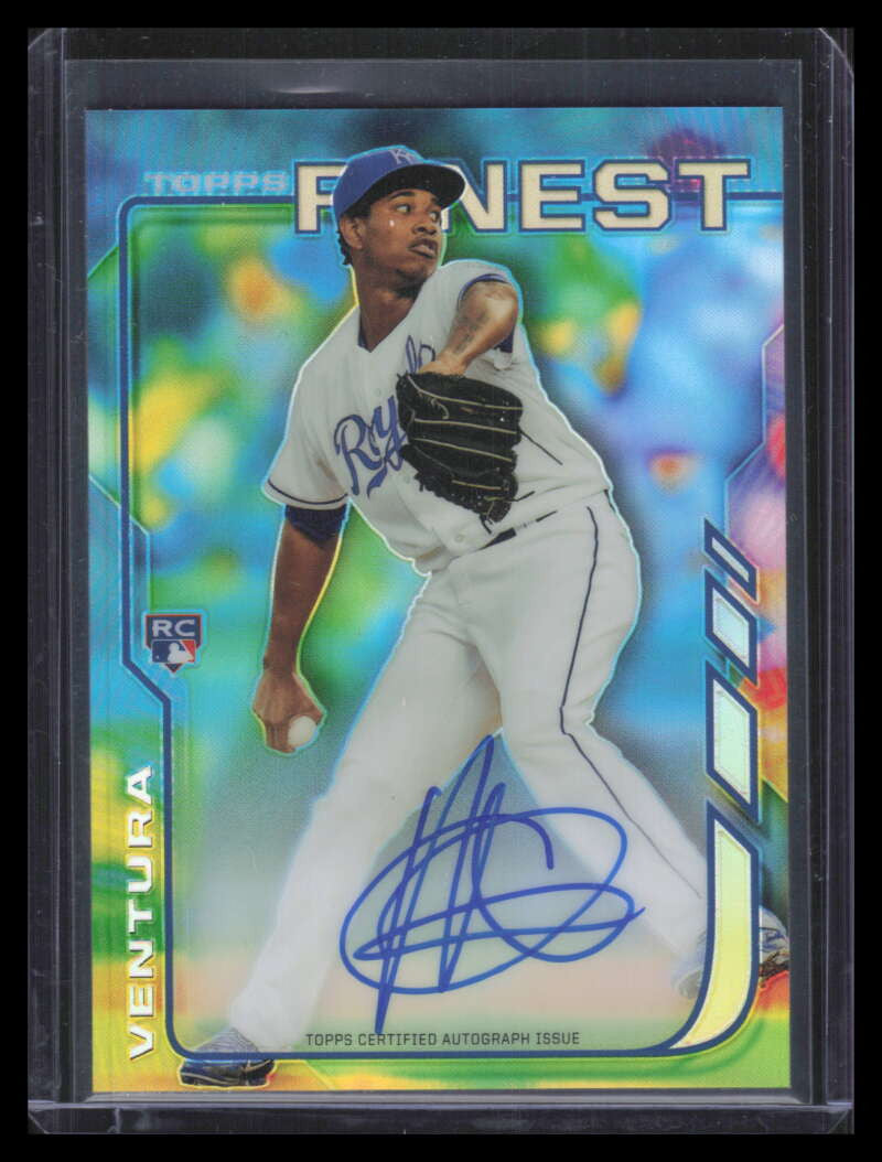 DELETE 169459 2014 Finest Rookie Autographs Refractor RAYV Yordano Ventura Rookie Auto