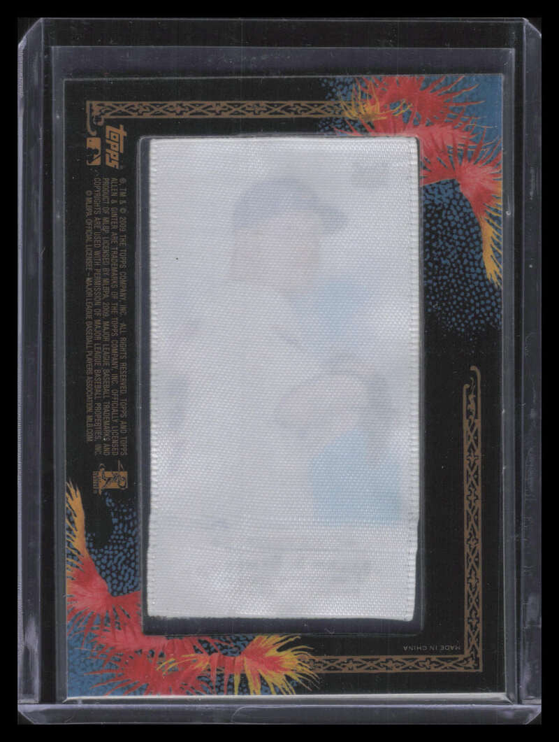 DELETE 169643 2009 Topps Allen and Ginter Mini Framed Cloth 95 David Patton Rookie 10/10