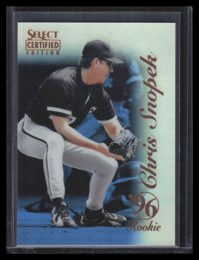 DELETE 169650 1996 Select Certified Mirror Blue 126 Chris Snopek /45