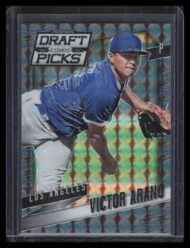 DELETE 169657 2014 Panini Prizm Draft Prizms Black Finite Refractor 81 Victor Arano Rookie 1/1