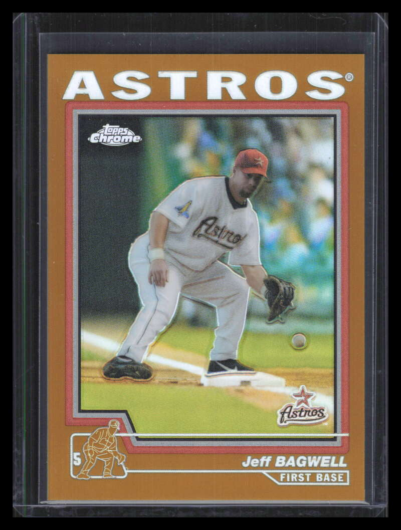 DELETE 170403 2004 Topps Chrome Gold Refractor 438 Jeff Bagwell