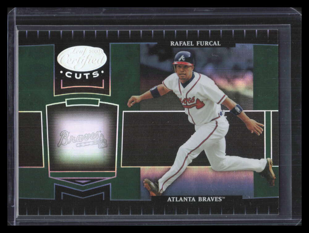 DELETE 170418 2004 Leaf Certified Cuts Marble Emerald 15 Rafael Furcal 1/5