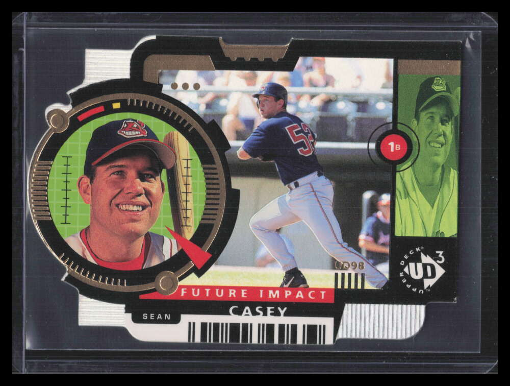 DELETE 170431 1998 UD3 Die Cuts 199 Sean Casey FR 86/100 Future Impact