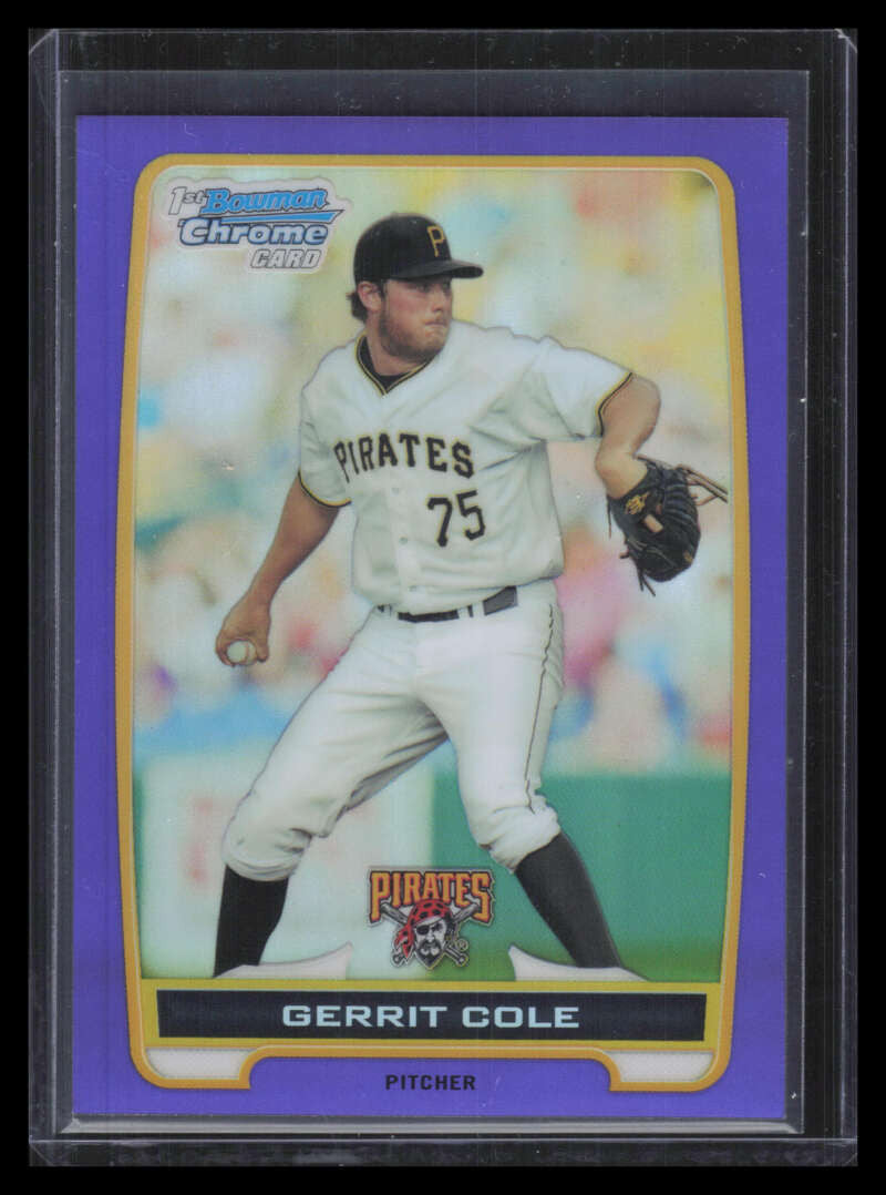 DELETE 170467 2012 Bowman Chrome Prospects Purple Refractor bcp86 Gerrit Cole Rookie 161/199