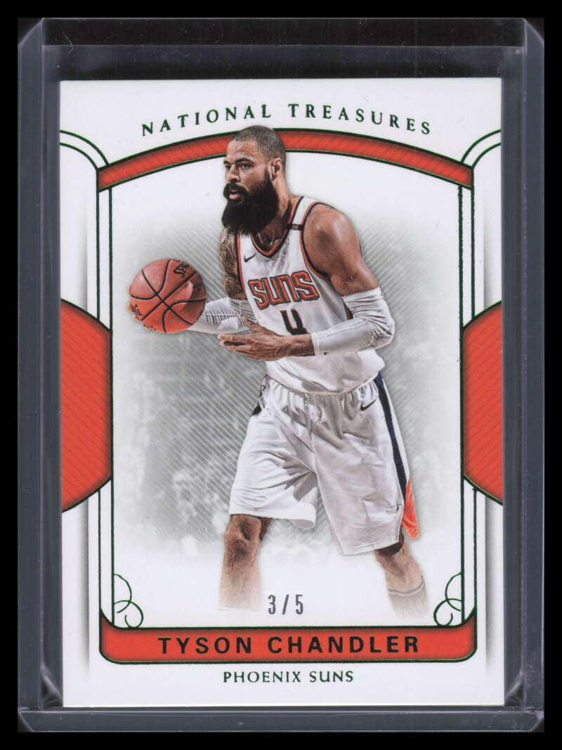 DELETE 170591 2017-18 Panini National Treasures Emerald 50 Tyson Chandler 3/5