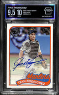 2024 Topps Update '89 Topps Autographs 89ba2ir Ivan Rodriguez Auto ARENA 9.5 10