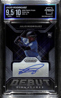 2022 Panini Prizm Debut Signatures 10 Julio Rodriguez Rookie Auto ARENA 9.5 10