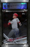 2017 Topps Clearly Authentic Autographs CAAUJV Joey Votto Auto ARENA 10 GEM MINT