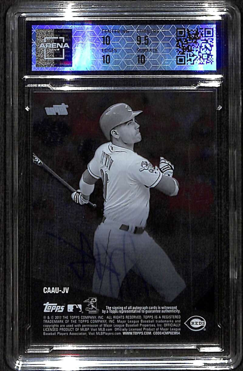 2017 Topps Clearly Authentic Autographs CAAUJV Joey Votto Auto ARENA 10 GEM MINT